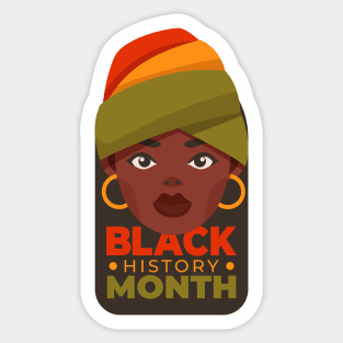 Black history month Africa /BLACK PRIDE Sticker
